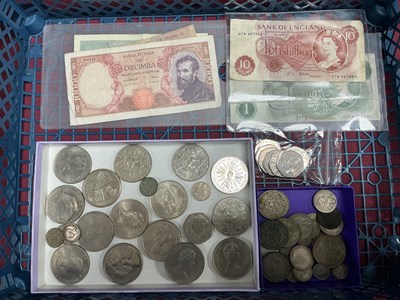 Lot 312 - Collection Of Mainly GB Coins And Banknotes,...