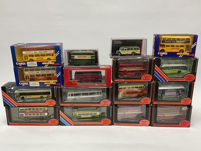Lot 685 - Sixteen 1:76 / 1:64 Scale Diecast Model Buses...