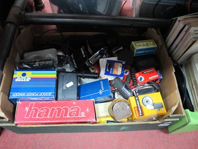 Lot 1135 - Camera accessories, including Kodak printer...