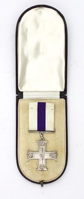 Lot 679 - WWI British Military Cross, GRV cypher in...