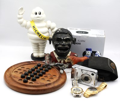 Lot 1390 - Collectables, including cast iron “Bibendum”...