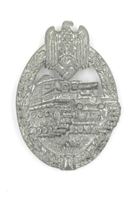 Lot 645 - WWII German Third Reich Tank Assault Badge,...