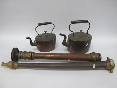 Lot 1441 - Shand Mason & Co, London Copper Fireman's Hose...