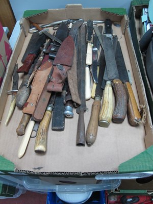 Lot 1062 - Knives - William Rodgers, wood, Mills, Long,...