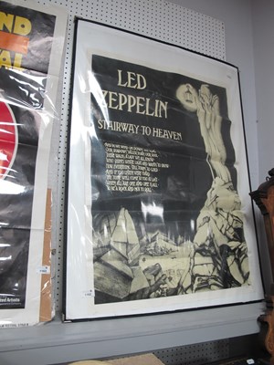 Lot 1162 - Led Zeppelin, 'Stairway to Heaven' Poster,...