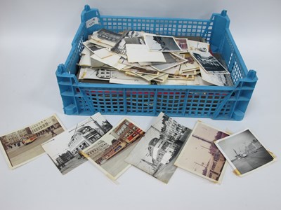 Lot 1271 - Transport, vintage photographs, mainly tram...