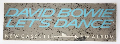 Lot 1393 - David Bowie, Original 'Let's Dance' Shop Card...