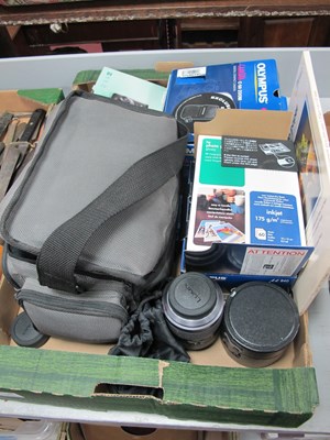 Lot 1063 - Canon Digital 1XUS 100 is Camera, Olympus...