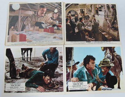 Lot 1401 - Clint Eastwood Lobby Cards 'Hang Em High' (x...