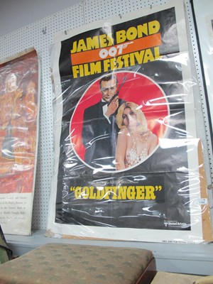Lot 1163 - James Bond 'Goldfinger' Film Festival Poster,...