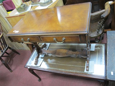Lot 1589 - Mahogany Sofa Coffee Table with shaped fall...