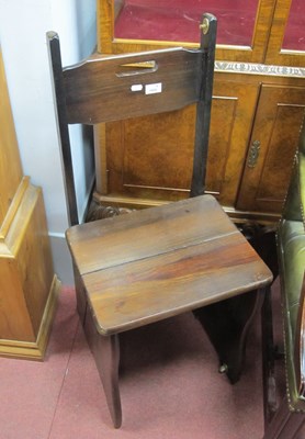 Lot 1605 - A Mid XX Century Convertible Library Ladder...