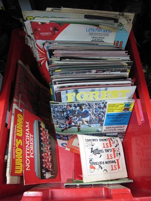 Lot 1081 - Nottingham Forest Programmes, mainly 1980s,...