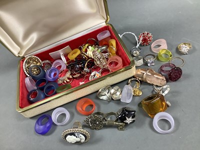 Lot 150 - A Collection of Assorted Modern Dress Rings,...