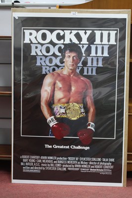 Lot 1514 - Film Posters - Rocky III, later print 107 x 70mm