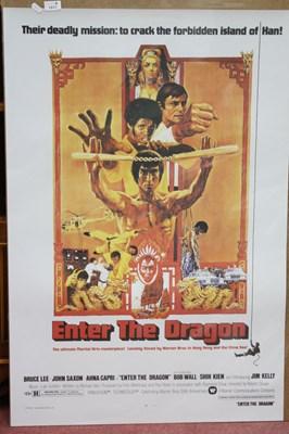 Lot 1517 - Film Poster, - 'Enter The Dragon', later print,...