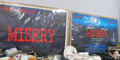 Lot 1045 - Film Posters - 'Misery', two different...