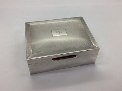 Lot 15 - A Hallmarked Silver Cigarette Box, WHM,...