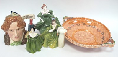 Lot 1232 - Burleigh Art Deco Shallow Dish, 36.5cm wide....