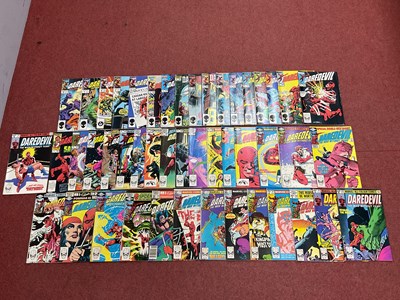 Lot 912 - Forty Seven Marvel Daredevil comics. Including...
