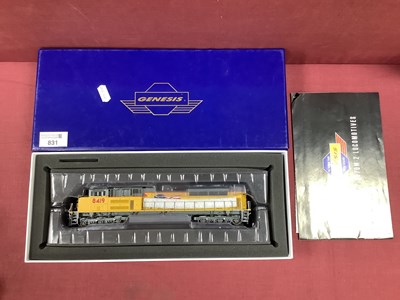 Lot 831 - A Genesis 'HO' Gauge Boxes U.S.A. Outline SD70...