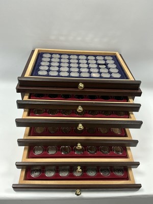 Lot 303 - Collection Of Over Two Hundred 50p Coins,...