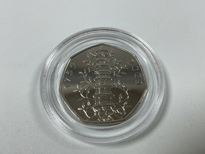 Lot 597 - 2009 Kew Gardens 50p Coin, encapsulated.