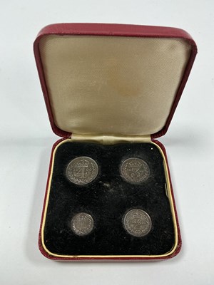 Lot 533 - 1900 Victoria Silver Maundy Money Set, in...