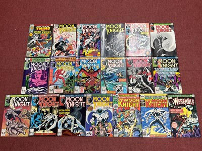 Lot 916 - Nineteen Marvel Moon Knight themed Comics....