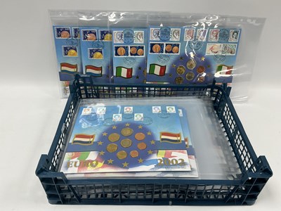 Lot 375 - Collection Of Twenty Two 2002 Euro Coin First...