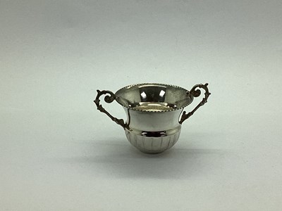 Lot 44 - A Decorative Miniature Twin Handled Urn, with...