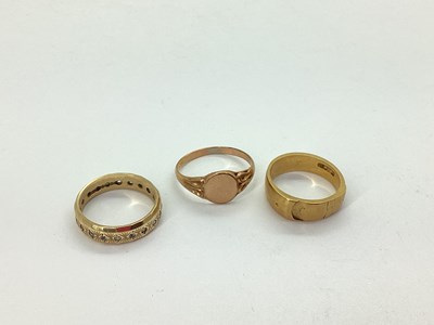 Lot 73 - An Antique Belt Buckle Ring, (detail worn,...