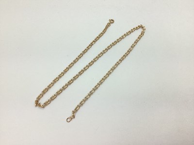 Lot 80 - A 9ct Gold Dainty Fancy Link Chain, of...