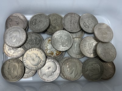 Lot 474 - Collection Of GB Silver Florins, total weight...
