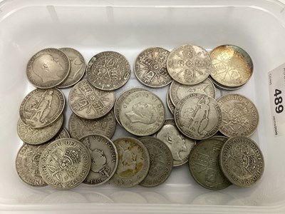Lot 489 - Collection Of GB Silver Florins, total weight...
