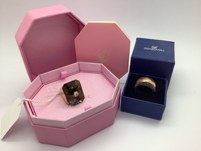 Lot 148 - Swarovski; A Modern Numina Cocktail Dress Ring,...