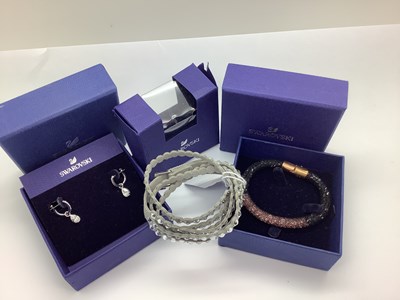 Lot 146 - Swarovski; A Modern Power Collection Multi Row...