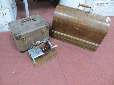 Lot 1459 - Child's Sewing Machine in Carry Case, Singer...
