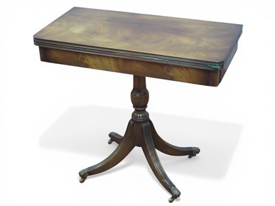 Lot 1608 - A XIX Century Style Mahogany Tea Table, with a...