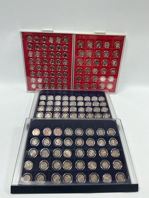 Lot 419 - Large Collection Of GB Uncirculated 20p, 10p...