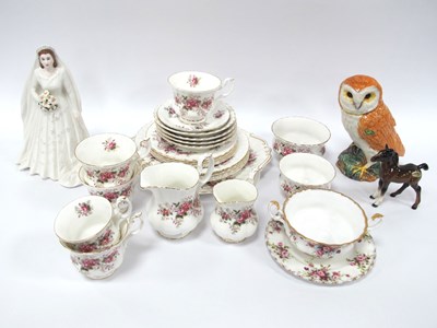 Lot 1190 - Royal Albert 'Lavender Rose' and 'Cottage...