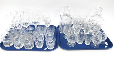 Lot 1187 - Edinburgh Crystal Whisky Decanters (2), a...