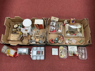 Lot 898 - A Quantity of Dolls Furniture and Accessories,...