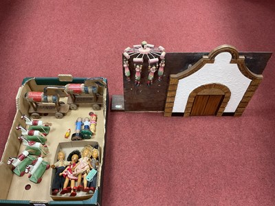 Lot 890 - A Quantity of Wooden Folk Homemade Toys,...