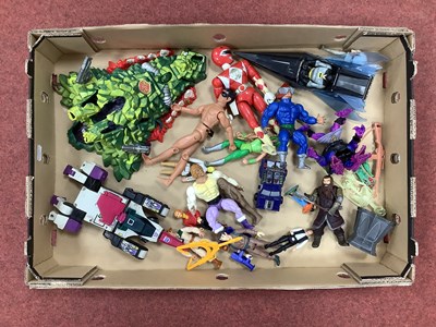 Lot 487 - A quantity of plastic action figures. Themes...