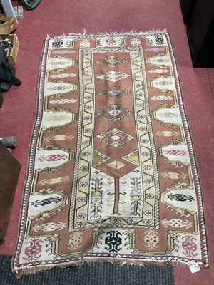Lot 1537 - A Mid XX Century Anatolian (Turkish) Kilim...