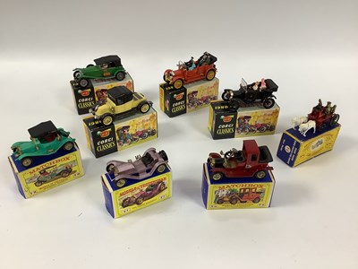 Lot 469 - Four original Matchbox models of Yesteryear,...