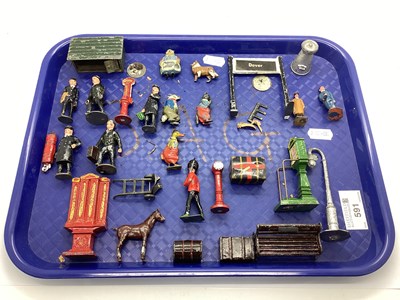 Lot 591 - A quantity of Mid XX century led figures by...