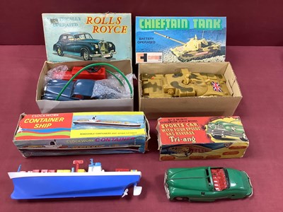 Lot 628 - A Triang Minic No. 2 tinplate clockwork model...