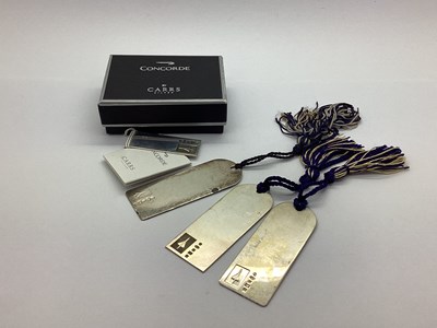 Lot 28 - Concorde; Three Modern Hallmarked Silver...